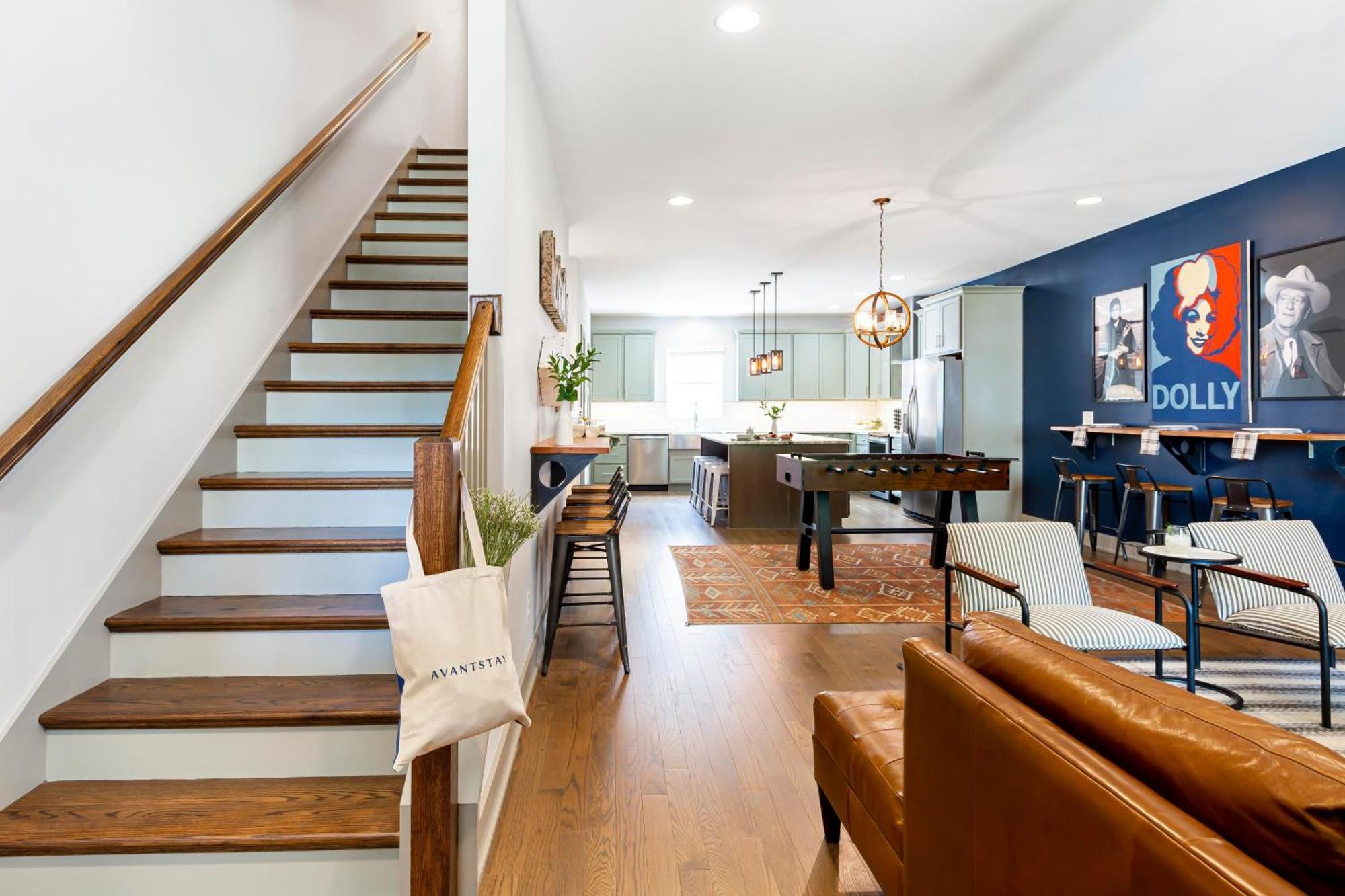 Waverly By Avantstay Nashville-Inspired Townhome W Luxury Kitchen Pool Table 외부 사진