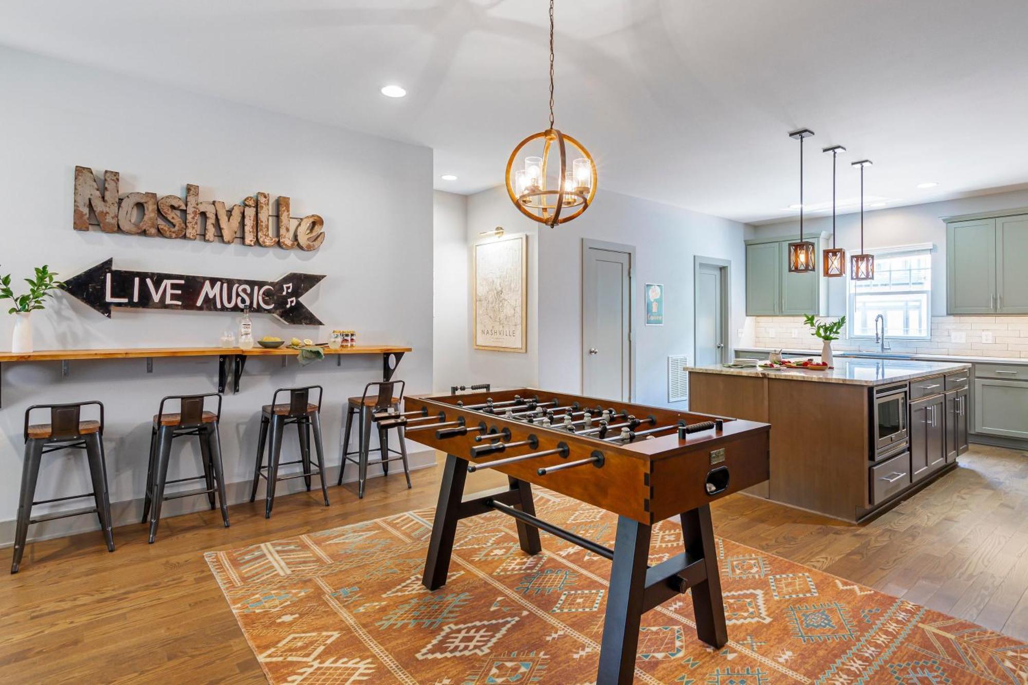 Waverly By Avantstay Nashville-Inspired Townhome W Luxury Kitchen Pool Table 외부 사진